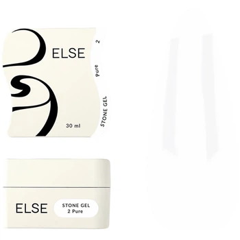 ELSE Stone Gel Гель для нарощування та укріплення нігтів №02 Pure, 30 мл