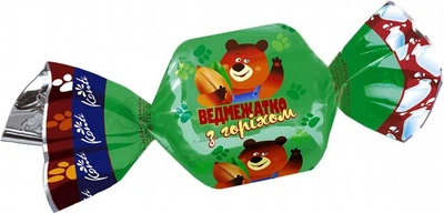 Цукерки Конті Ведмежатко з горіхом 1кг
