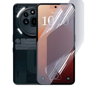 Плёнка гидрогелевая для Nothing Phone 3A Pro глянцевая противоударная на прозрачная
