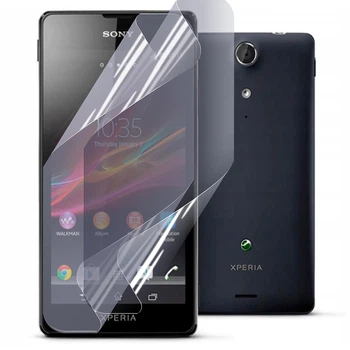 Плёнка гидрогелевая для Sony Xperia L35H глянцевая противоударная на прозрачная (с эффектом самовосстановления)