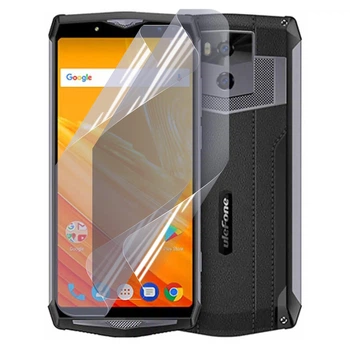 Плёнка гидрогелевая для Ulefone Power 5S глянцевая противоударная на прозрачная
