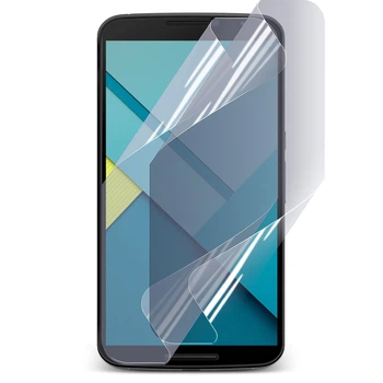 Плёнка гидрогелевая для Google Nexus 6 МАТОВАЯ противоударная на прозрачная