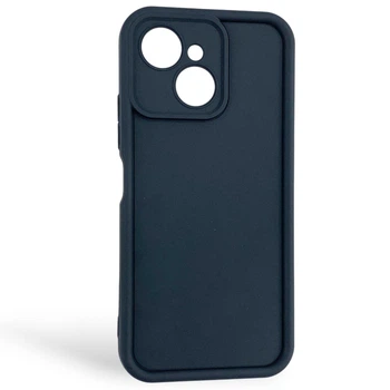 Чехол силиконовый Soft Touch для Tecno Spark 40C (KM4k) черный (Полная защита камеры)