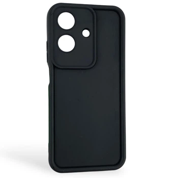 Чехол силиконовый Soft Touch для Realme Note 60 черный (Полная защита камеры)
