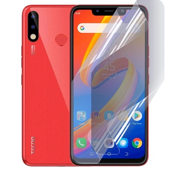 Плівка гідрогелева для Tecno Spark 3 глянцева протиударна на прозора