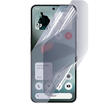Плёнка гидрогелевая для Nothing Phone 3 глянцевая противоударная на прозрачная
