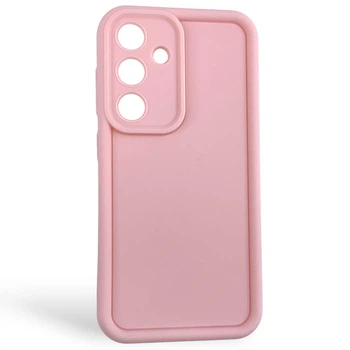 Чехол силиконовый Soft Touch для Samsung Galaxy S24 розовый (Полная защита камеры)