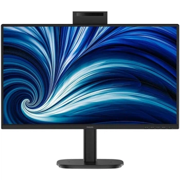 TFT 23.8" Philips 24B2N3200JH, IPS, 120Гц, VGA, HDMI, DP, USB-hub, cam, HAS, Pivot, колонки, чорний (24B2N3200JH/00)