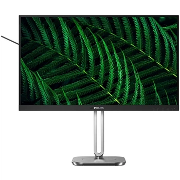 TFT 27" Philips 27B2G5200, IPS,100Hz, VGA, HDMI, DP, USB-hub, HAS, кол., сріблясто-сірий (27B2G5200/00)