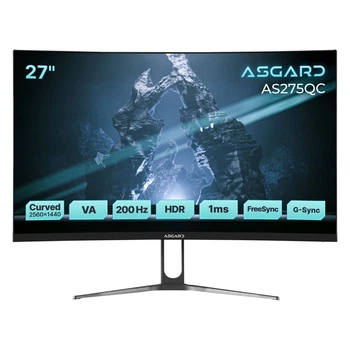 Монітор ASGARD Gaming 27" VA Black Curved 200Hz (AS275QC)