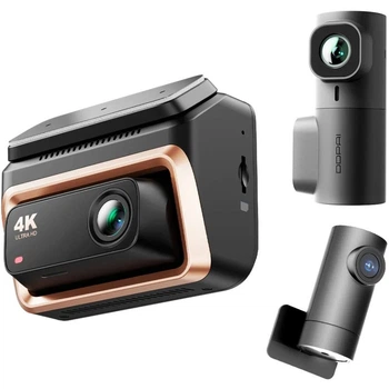 Відеореєстратор DDPAI Dashcam Z60 Pro + камера заднього виду + камера салону (6934915208395)