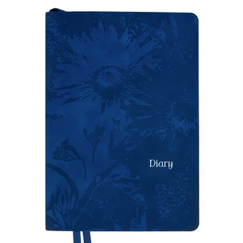 Щоденник діловий Leo Planner Fiore А5 недатований м‘який синій 320 сторінок (252772)