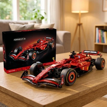 Конструктор Technic Ferrari SF-24 F1 Car, болид Формула 1, 1361 деталь