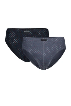 Труси сліп, 2 штуки Henderson 56(3XL) Синій мікс (156105)