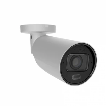 IP-камера проводная Ajax BulletCam hlvf 8 mp White, 2.8–12 мм, PoE, True wdr, ip67, ик 60 м, led 40 м, аудио, угол обзора от 31° до 111°, уличная, белая, 126279.217.wh1 000063788