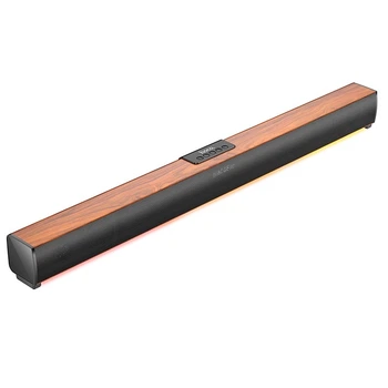 Портативна колонка Bluetooth HOCO DS56 Bamboo atmosphere light speaker 30W Brown