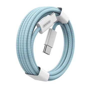 Кабель SENDEM TG-2M Type-C Type-C, 2 м, плетений, синій