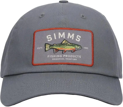 Кепка Simms Single Haul Cap One size Gunmetal Trout