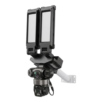 IP PTZ-видеокамера автономная с WiFi, прожектором и солнечной панелью 3Mp+3Mp+3Mp Light Vision VLC-1223WIL/3C (Lamp+Solar) f=4mm, на аккумуляторных батареях (75-00338)