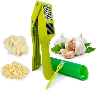 Пресс для чеснока чеснокодавка измельчитель ручной 2в1 Garlic Slicer
