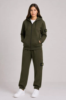Женский костюм кофта+штаны хаки XL ADS-157