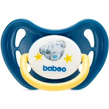 Пустышка Baboo Me To You синяя для детей от 6 месяцев анатомическая 90414