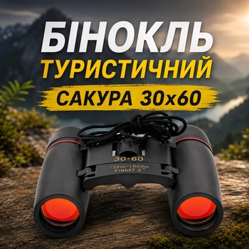 Бинокль туристический Сакура 30х60