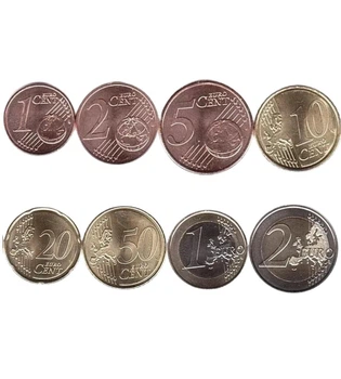 Набір 8 монет 1, 2, 5, 10, 20, 50 Центів 1, 2 Євро Люксембург 2026 рік UNC