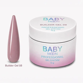 Моделирующий гель для ногтей Baby Moon Builder Gel, 15 мл № 08 ( 5905123011801 )