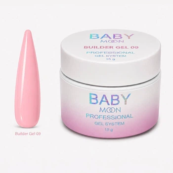 Моделирующий гель для ногтей Baby Moon Builder Gel, 15 мл № 09 ( 5905123011818 )