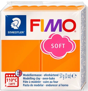 Маса для ліплення Fimo Soft Помаранчева 57 г (8020-42) (4006608809638)