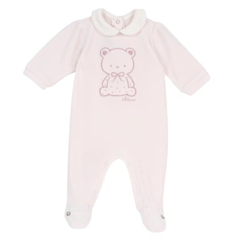 Велюровый комбинезон Chicco Cleo, цвет розовый, размер 62 (263.02688.011)