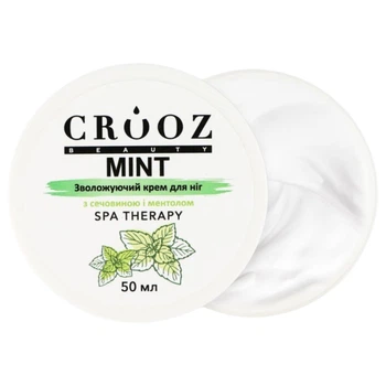 CROOZ Spa Therapy Зволожуючий крем для ніг з сечовиною та ментолом, 50 мл