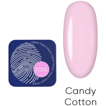 TOUCH Builder Gel Candy Cotton Камуфлюючий будівельний гель, 10 мл