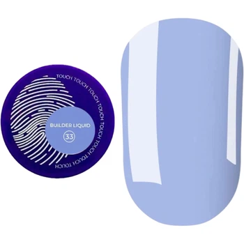 TOUCH Builder Liquid №33 Blue Міцний рідкий гель, 15 мл