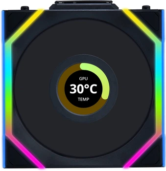 Вентилятор Lian Li UNI Fan SL Wireless LCD 120-1 Black (G99.12SLLCD1W1B.00)