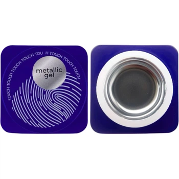 Декоративний гель TOUCH Metallic Gel White 5 мл