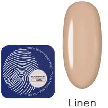 TOUCH Builder Gel №08 Linen Камуфлюючий будівельний гель, 30 мл