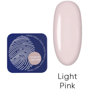 TOUCH Builder Gel Light Pink Камуфлюючий будівельний гель, 10 мл