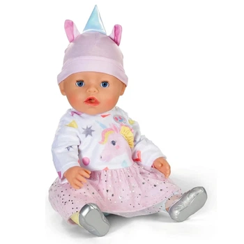 Лялька BABY born комбіновані матеріали 43 см Емма-Єдиноріг