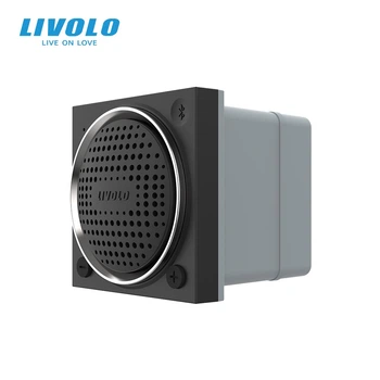 Встраиваемая Bluetooth-колонка LIVOLO с TWS (стерео), черная, модуль без рамки