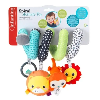 Игрушка-спираль Infantino мягкая 25х25х11 см цвета Африки