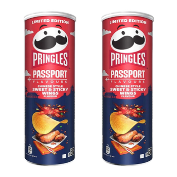 Набор Чипсы 2шт Pringles Passport Flavours Chinese Style Sweet & Sticky Wings 165g