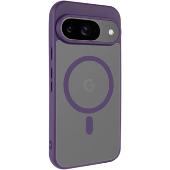 Чехол TPU Bloom with MagSafe для Google Pixel 9 / 9 Pro / 10 / 10 Pro Purple