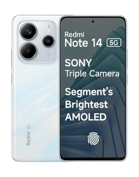 Смартфон Xiaomi Redmi Note 14 5G 8/256GB white Adapter (No NFC)