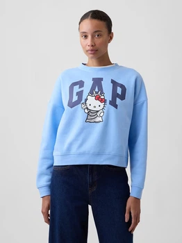 Свитшот на флисе женский GAP 895222578 S Голубой (1162032607)