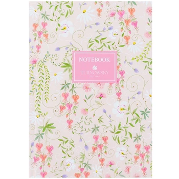 Блокнот AXENT А5 тв.обкл. 96арк. Turnowsky Floral 1 /8457-10-A-TR/