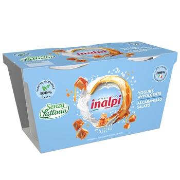 Йогурт безлактозний цільний солона карамель Inalpi 250 г (21783263)