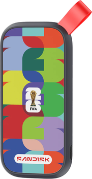 Dysk SSD SanDisk Portable 1TB USB 3.2 Gen 2 Type-C FIFA World Cup 2026 Edition (SDSSDE30F-1T00-G25)