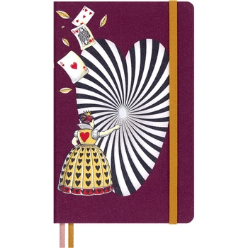 Записник Moleskine Alice Adventures in Wonderland середній / Нелінований Бордо 8056711513416